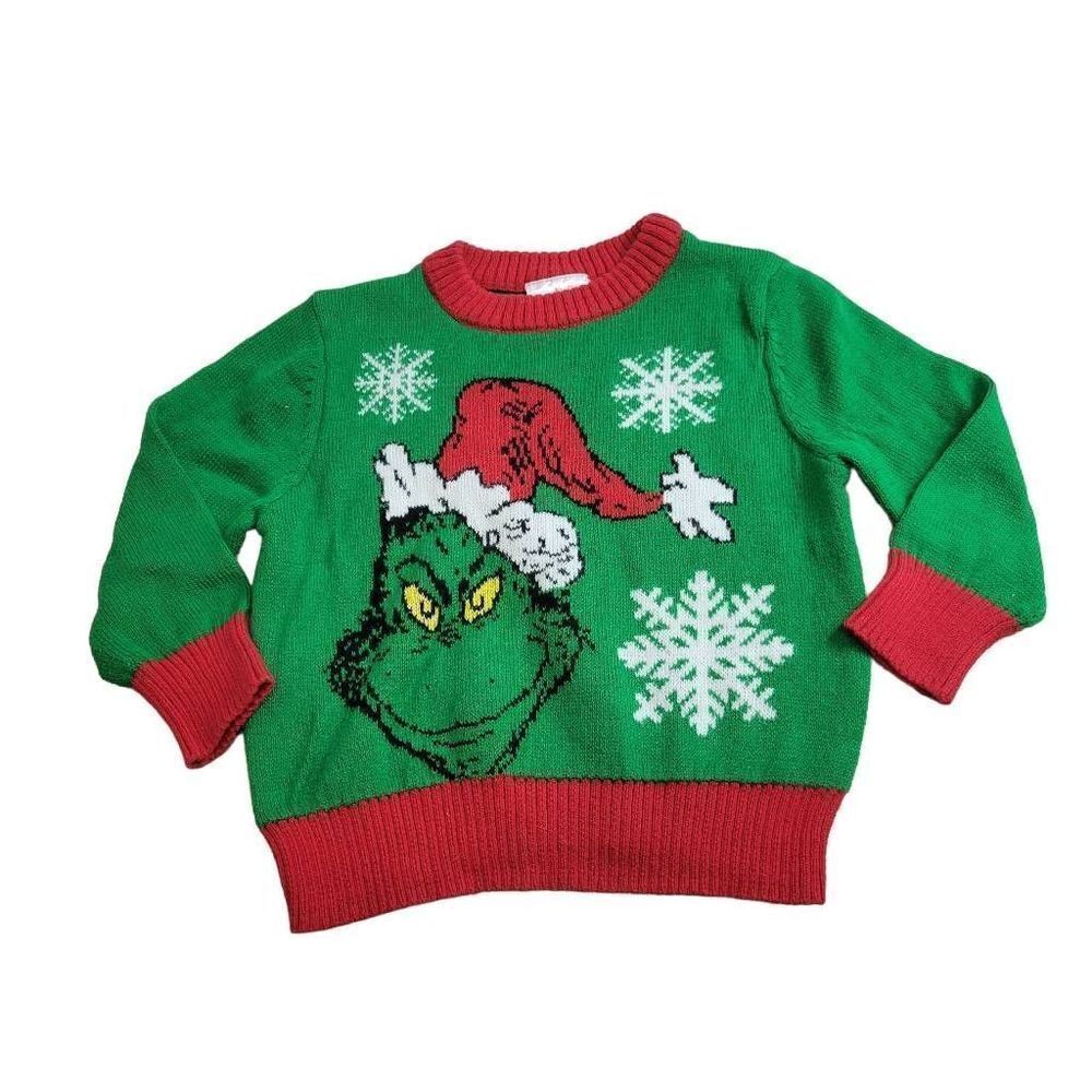 Grinch sweater 2T